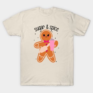 Bougie Gingerbread Sugar And Spice Christmas T-Shirt